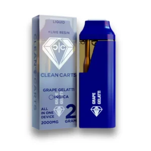 Clean Carts 2g disposable vape device